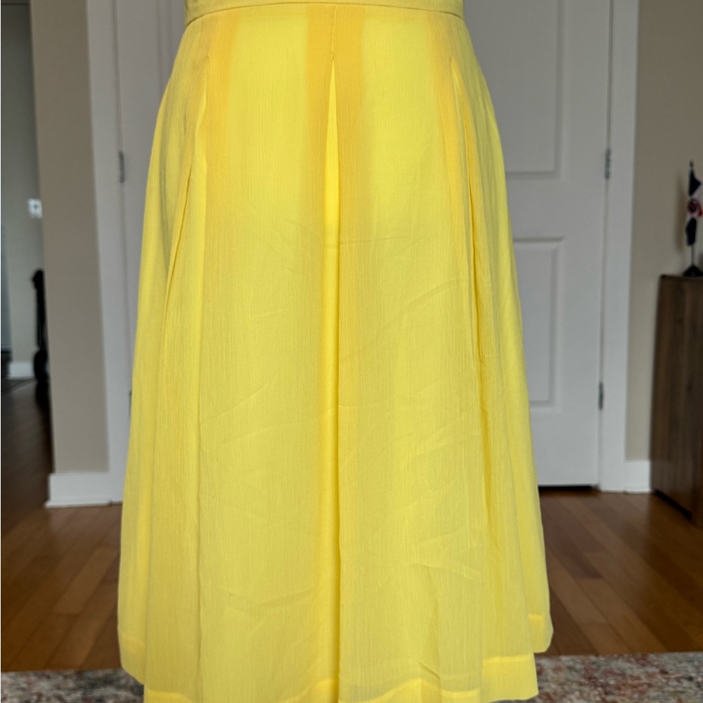 Yellow A-Line Women's Skirt